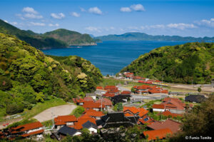 明石集落　山口県　撮影/富田文雄