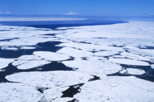 流氷　網走沖・北海道